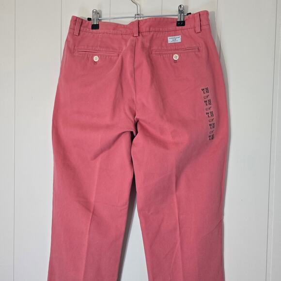 Vineyard Vines Nantucket Red (Salmon) Chino Pants NWT Preppy Size 32/32 - Picture 8 of 8